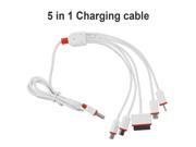 Universal Portable USB 5 in 1 Charge Cable Multi Charger Cable for HTC Samsung Sony Xiaomi Huawei Nokia iphone 4 4s 5 5s 6