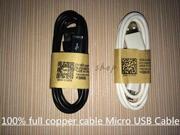 3 pc lot full copper Micro USB Cable 2.0 Data sync Charger cable For Samsung galaxy