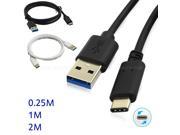 3A Fast Charging USB 3.0 Type C Cable Quick USB C Charger Cabel for HTC 10 Huawei p9 Mate 9 Honor 8 nova One plus oneplus 3T 3 2