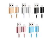 1M 1.5M Micro USB Cable 5V 2A Quick Charge Metal Braided Cord Data Sync Wire for iPhone 5 5S 6 6S Plus