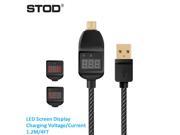 Mirco USB Cable 4FT LED Display Charge Voltage Current Protector For Samsung Nexus Lenovo Huawei ZTE OPP Mi Charger Doctor Wire