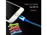 LED Light Micro Usb Cable Charger Mobile Phone USB Cable for iPhone 5 5S 6 6s 7 Plus iPad 4 Air iPod IOS 10 Usb Cable data line1