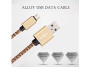 1m Aluminum Mobile Phone Cables Micro USB to Mini Data Cables Charging For Samsung Galaxy S4 S5 S6 A3 A5 A7 Note 2 M9 M7 XEDAIN