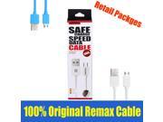 100% REMAX Micro USB Cable With Retail Packages for Mobile Phone Support Fast Charging Data Sync Cable 100cm Long