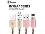 Baseus Magnetic Micro USB Cable For iPhone 6 6S 7 Plus 5 5S SE iPad Android Phone For Samsung Huawei HTC Magnet Charger Adapter