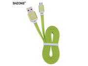 100cm Noodle Micro USB Cable Charge Sync Data Cord for Samsung S6 S7 Note 7 for Android Phone Light in Dark Charger Cable X177