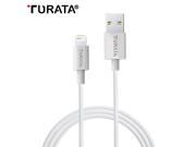 TURATA [Fast Charge] USB Cable for Lightning to USB 2.1A Charging Cable for iPhone 5 5S 6 6S Plus iPad Air Mini 2 3 [ Set]