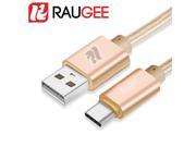 RAUGEE Fast Charge Date Transfer Type C USB Cable For Xiaomi Mi5 5S 5S Plus 4C 4i 4S Mi Note 2 Mi Pad 2 Mi Mix Redmi Pro