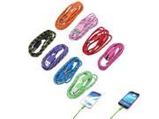 Colorful Micro USB Cable Nylon Braided Fabric USB Data Sync Charging Cord Charger Cable For Samsung Android