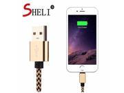 MFI 2A Fast Charge Nylon Braided 8Pin USB Charging Cable Cord For iPhone 7 7S 5 5s 6 Plus SE iPad Mobile phone Cables