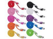 1pcs Colorful Noodle Micro USB Charger Cable for Samsung Lenovo Xiaomi Sync Data USB Line for Android Smartphone