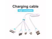 Universal USB 1m 30cm 4 in 1 Charge Cable Multi Car Charger Cable for HTC iPhones Samsung s3 s4 s5 note 2 iphone 5S 5 6 4 4S