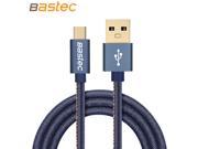 Type C Cable Bastec Denim Wire USB C Gold plated Plug Fast Charging USB Type C Cable for MacBook Xiaomi 4C Letv Oneplus
