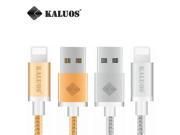KALUOS 8 Pin USB Data Sync Charging Cable For iPhone 5 5S 6 6S 7 Plus iPad mini 2 Air 2 Fast Charge Braided Wire 20CM 1M 1.5M 2M