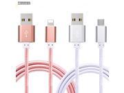 XINNIER Nylon Braided Micro USB Cable Charging Sync Data USB Cable For iphone 7 6 6s Plus 5s ipad Samsung LG Sony Xiaomi android