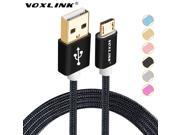usb charger cable VOXLINK Gold plated micro usb cable for Samsung Galaxy s7 s6 s5 s4 xiaomi Sony LG HTC charge cable