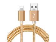 Top Quality 1.2M Metal Braided Mobile Phone Thick line Charging Charger USB Data Cable For iPhone 5 5S 5C SE 6S 6 plus IOS 7 8 9