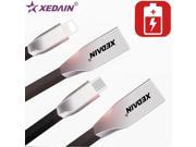 Micro USB Cable XEDAIN 3D Zinc Alloy Fast Charging Data Sync Cables for iPhone 6 6s Plus 5s iPad mini Samsung LG HTC HUAWEI SONY