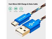 VOXLINK Micro USB Cables Fast Charging Power Bank Sync Data USB Cable for Samsung Galaxy S7 S6 S5 S4 S3 HTC Sony Huawei Xiaomi