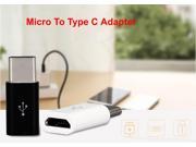 Micro USB female to Type c male Type C Cable Adapter Charger Data Sync USB C Converter for Xiaomi Mi 5 oneplus Letv