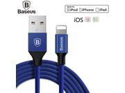 Baseus Knitting Cord Cable For Lightning Fast Charging Data Sync USB Charger Cable For Apple iPhone 7 6 Plus 5 5S SE iPad iPod