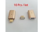 5pcs Magnetic Charging Charger Match Cable Adapter for iPhone 7 6 6s Plus 5 Micro USB Charging Cable for Samsung android Phones