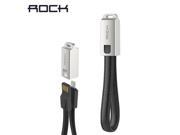 ROCK est Keychain 8 pin Metal leather Wire Sync Data Charger USB Cable For iPhone 6 7 6s plus 5 5s iPad Mobile Phone Cables