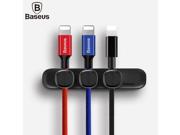 Baseus Durable Magnetic Cable Clip USB Cable Winder Cable Organizer Clamp Desktop Workstation Wire Cord With Toggle Clip