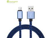 2M USB Cable For iPhone 6 6plus 5 5S 7 7plus Colorful Metal Heads Braided 8 pin micro USB Data Sync Charge cable Wire
