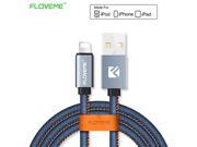 FLOVEME Lightning for iPhone Cable 2.1A USB Charging Sync Data Cable for iPhone 7 6 6S Plus 5 5S SE for iPad Mini Air Charger 1m