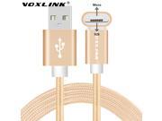 VOXLINK USB Cable Micro 8pin 2in1 Sync Data Charge USB Cable For iPhone 6 6s Plus 5c 5s Samsung Xiaomi Huawei LG Meizu