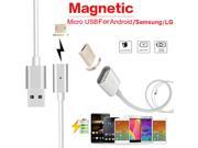 Binmer 2.4 A Micro USB Charging Cable Magnetic Adapter Charger for Samsung Android for LG LJJ0112