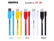 REMAX Fast Charging 2.4A USB Cable for iPhone 5 5s 6 6S 7 PLUS SE iPad Mini Data Sync Durable Plug Cord Line Wire 1M