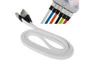 2in1 Flat Noodle Micro USB Fast Charging Data Sync Cable For iPhone 5 5S 6 6s plus