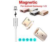 Hot Micro USB Magnetic Adapter Charger Cable Metal Plug For Android Samsung LG Oct20