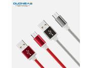 OUDNEAS Nylon Micro USB cable Fast Charging Adapter 5V 2A 1M Data charger Mobile Phone Cable for Samsung galaxy S6 S3 S4
