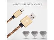 Luxury Micro USB cable Fast Charging Adapter 5V2A 1M2M Data sync charger Mobile Phone Cable for Samsung galaxy S6 3 4 HTC XEDAIN