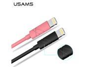 USAMS lighting Usb Cable For iPhone Cable Lighting USB Charger Cable For iPhone 5 6S i6 i5 iPad air Mobile Phone Cables