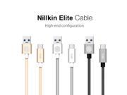 Nillkin USB C to USB 3.0 Cable 1M 3A MAX Artificial Silk Braided for USB Type C Devices for Huawei P9 Meizu Pro6 LG G5 Xiaomi M5