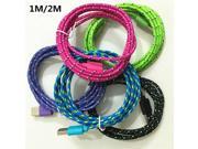 good quality 1M 30pin Braided Woven Wire for iPhone 4 4s for ipad 2 3 USB Cable Date Sync Charging Cable Cord