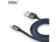 2016 est 100cm android micro USB cable For meizu MX5 m3 note m3 mini data line cowboy Leather mobile phone cable