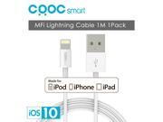 [For MFi iPhone Cable iOS 10 9] CRDC USB Cable for Lightning to USB 2.1A Fast USB Charger Cable for iPhone 7 6 6s iPad mini 2 3