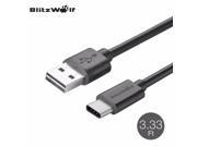 BlitzWolf 3.33ft 1m 3A Double sided Reversible USB To Type C Data Phone Cable For Xiaomi For Type C Smartphone