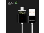 Wsken Aluminium dual Metal Magnetic micro USB cable Charging Cable FOR Samsung huawei xiaomi Andriod Phone Tablet powerline