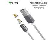Mantis Micro USB magnetic cable charger nylon rope braided cable for iPhone 6 6s 7 for xiaomi for Samsung fast charging cable