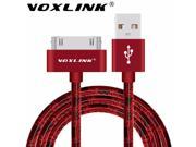 VOXLINK For iphone 4s Charger Cable 30 pin Fast Charging Data Sync USB Cable for iphone 4s iphone 4 phone 3GS iPad 2 3