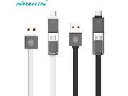 Nillkin 120cm 5V 2.1A USB 3.0 Type C Micro USB Quick Charging Cable Type C Sync Data Charger Cable For LG Nexus 5X 6P