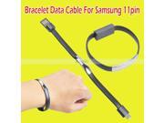 22cm Micro USB Cable V8 8 Pin Bracelet Wrist Data Sync Charger Charging Cable for Samsung S3 4 for iPhone 5 5S 6 6S Plus 5S