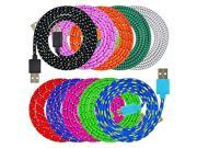 Nylon Braided 0.2M 2M Micro USB data sync charger cable for Samsung Galaxy S3 S4 S6 S7 Egde Xiaomi Huawei HTC LG
