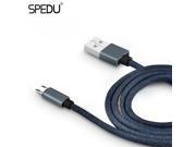 Spedu denim micro usb cable For samsung galaxy s3 s4 s5 s6 s7 edge plus android phone charger Data line Usb cable For A5 A7 J5